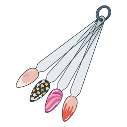 arte de embelezar as unhas Desenho PNG