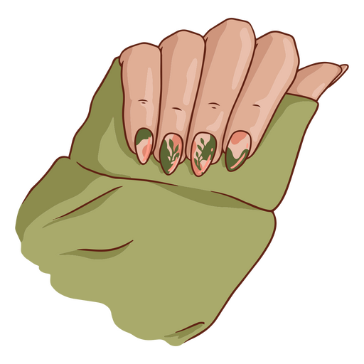 Arte de realçar as unhas Desenho PNG