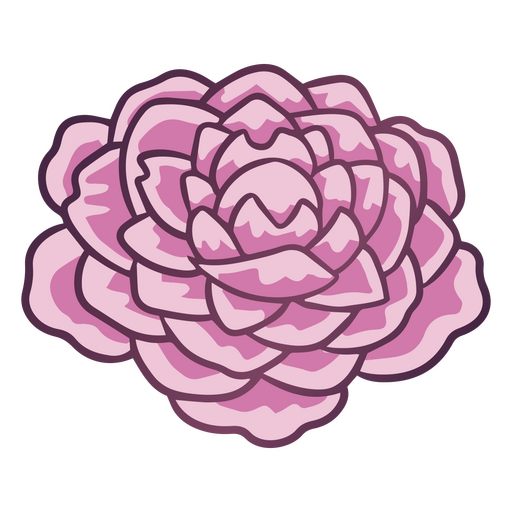 Anmutige Blume mit verführerischen Blütenblättern PNG-Design