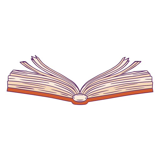 Open book to read PNG Design