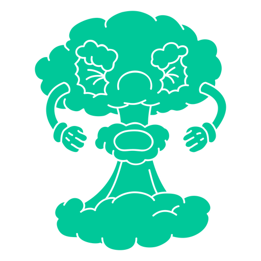 Fierce Explosion Charakter Cartoon PNG-Design