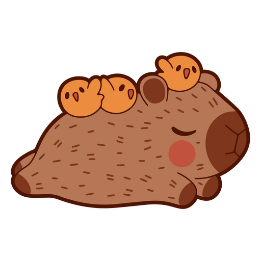 Capybara - Capivara Desenho Kawaii - Free Transparent PNG Clipart Images  Download