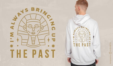 T-Shirt-Design für die Geschichte des alten Ägypten