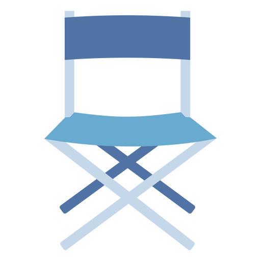 Movie director's chair icon PNG Design