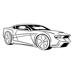 Hand Draw Speed Sport Car Logo PNG Images