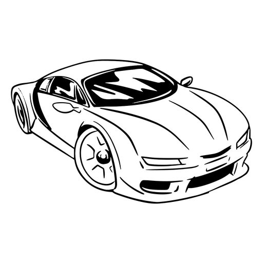 Expensive auto hand drawing PNG Design