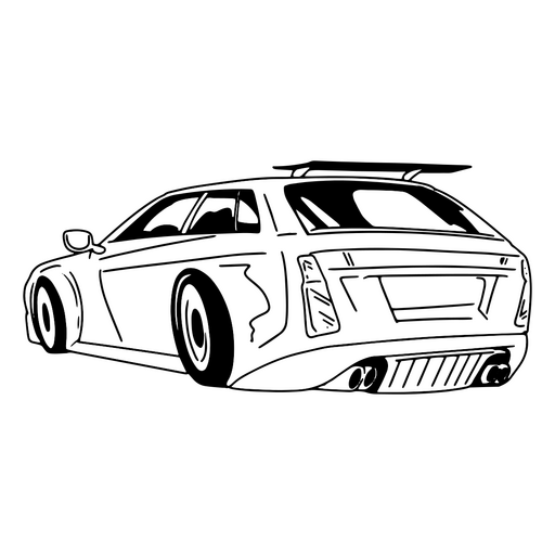 Desenho luxuoso da mão do carro Desenho PNG