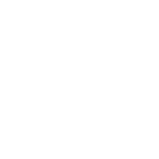 White skull flat PNG Design