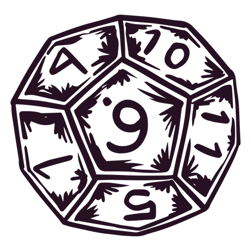 Dice for a board game PNG Design