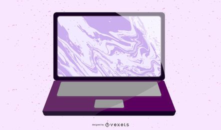 Laptop Illustration 