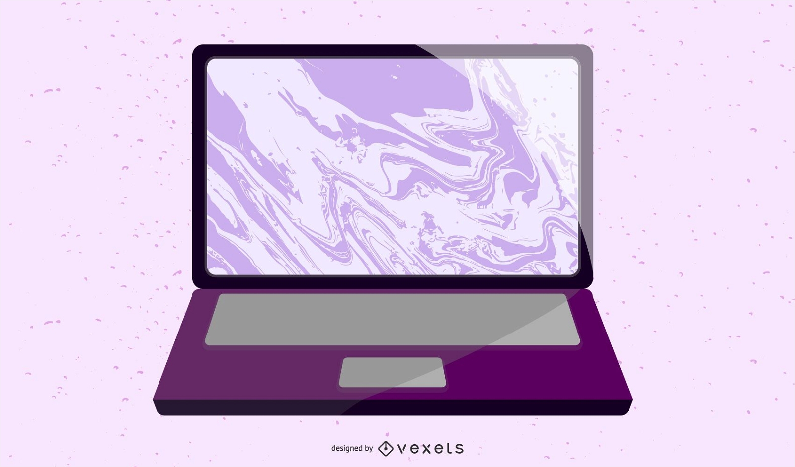 Laptop-Illustration