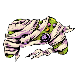 Joystick de videojuego con temática de Halloween Diseño PNG
