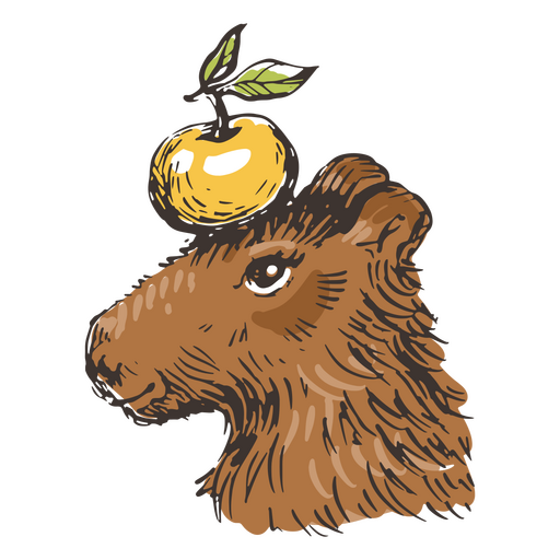 Capivara Desenho Art Illustrator, capivara, mamífero, outros png