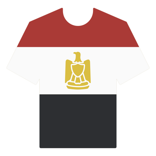Ägypten Fußballtrikot PNG-Design