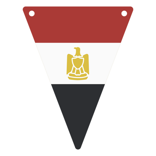 A bandeira nacional do Egito Desenho PNG