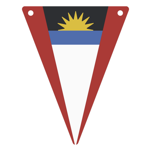 Bandeira nacional de Antígua e Barbuda Desenho PNG