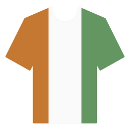 Ireland soccer jersey PNG Design