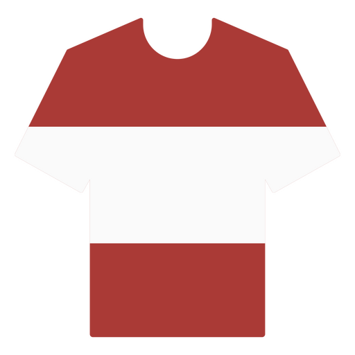 Lettland Fußballtrikot PNG-Design