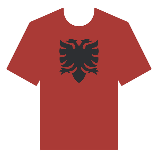 Camiseta de f?tbol de Albania Diseño PNG