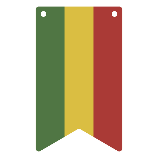 bandera nacional de guinea Diseño PNG