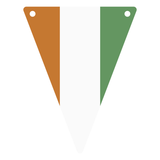 Die Nationalflagge von Irland PNG-Design