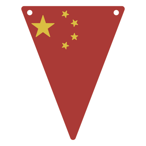 Die Nationalflagge von China PNG-Design