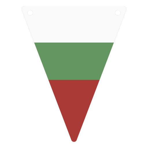 Die Nationalflagge von Bulgarien PNG-Design