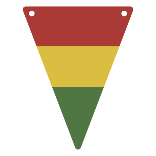 A bandeira nacional da Guiné Desenho PNG