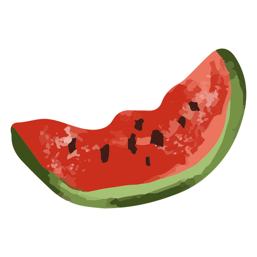 Gesunde Wassermelone PNG-Design
