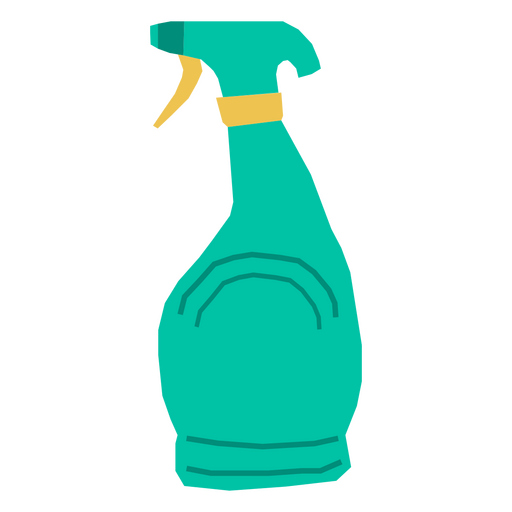 Botella de spray para limpieza. Diseño PNG