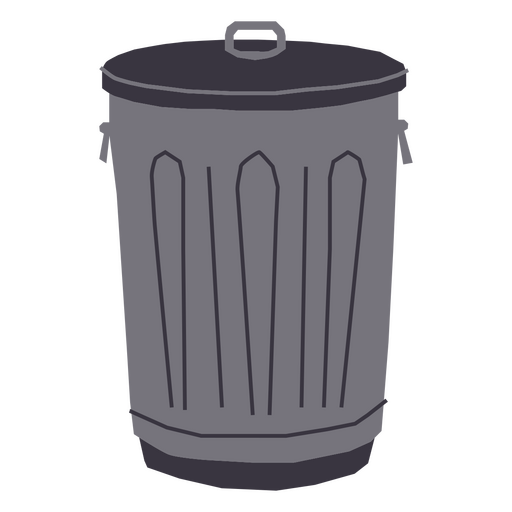 Trash can for house cleaning PNG Design