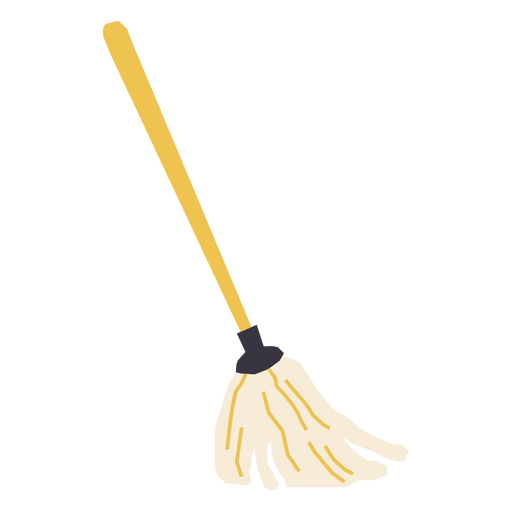 Floor cleaning mop PNG Design