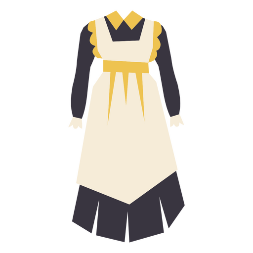 uniforme de sirvienta Diseño PNG