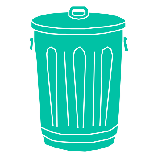 Trash can for cleaning the house PNG Design