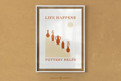 Keramik-Poster-Design