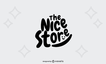 The nice store logo design