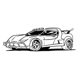 Coche sofisticado Diseño PNG