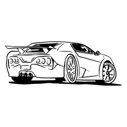 coche refinado Diseño PNG