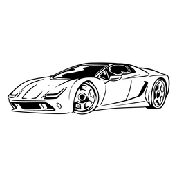 coche opulento Diseño PNG