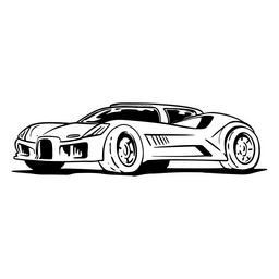 Exclusive car PNG Design