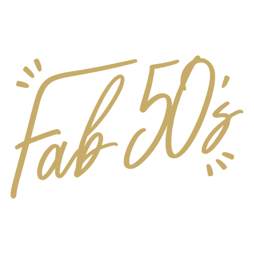 Fab 50's PNG Design