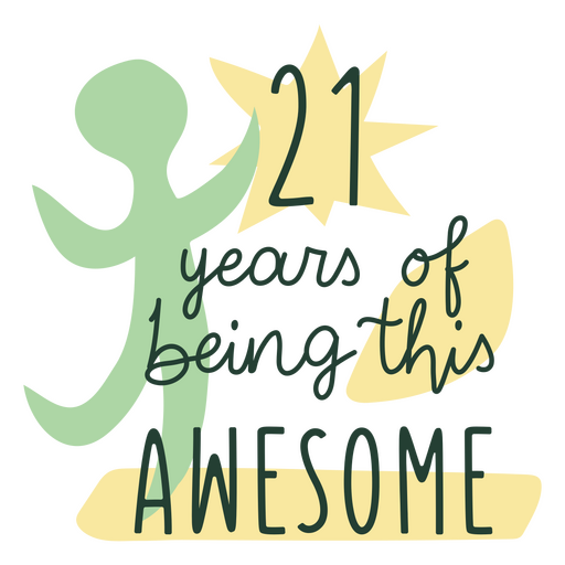 21 years of being this awesome PNG Design