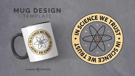 In science we trust science mug design