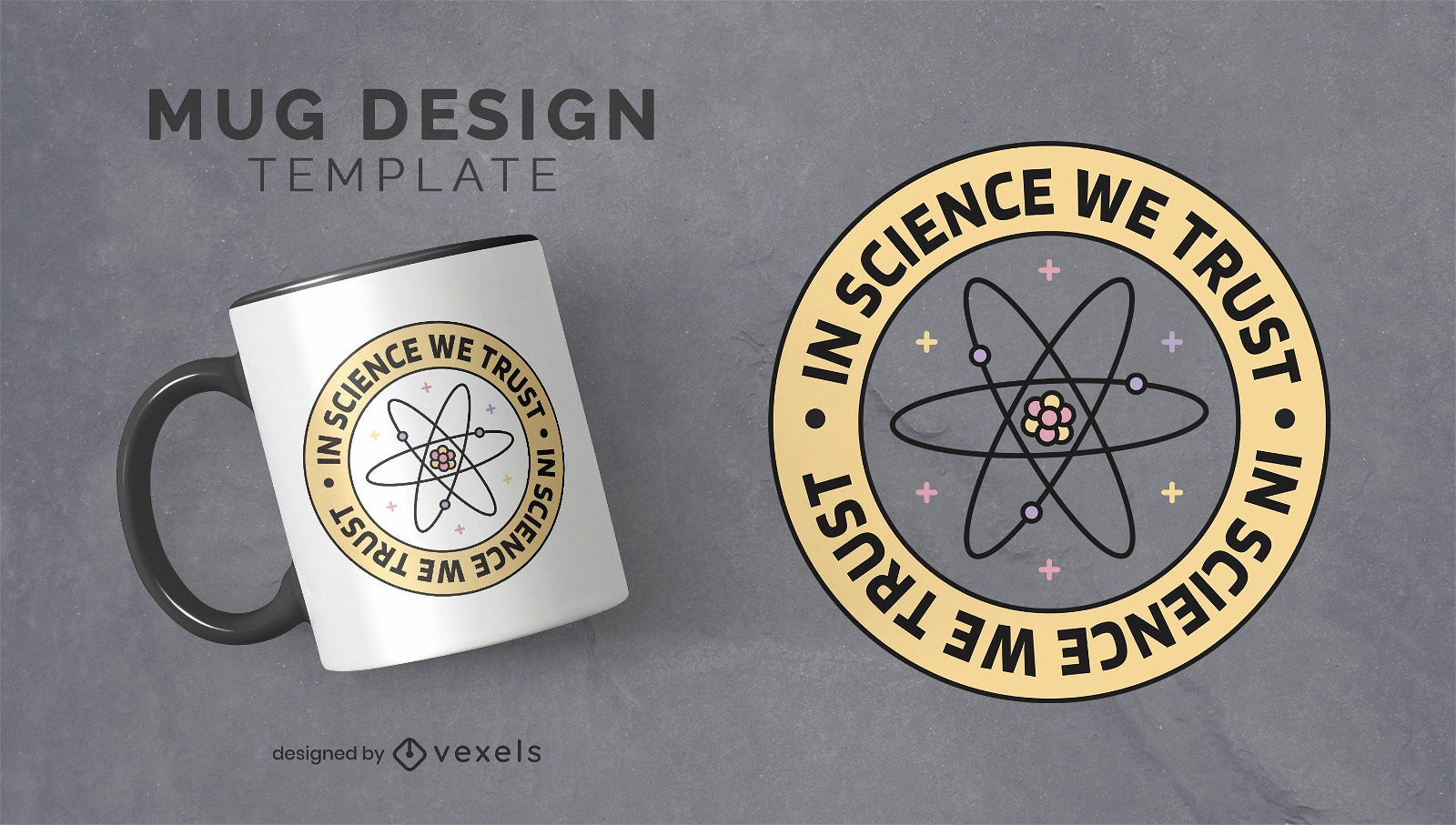 En la ciencia confiamos en el diseño de la taza de la ciencia.