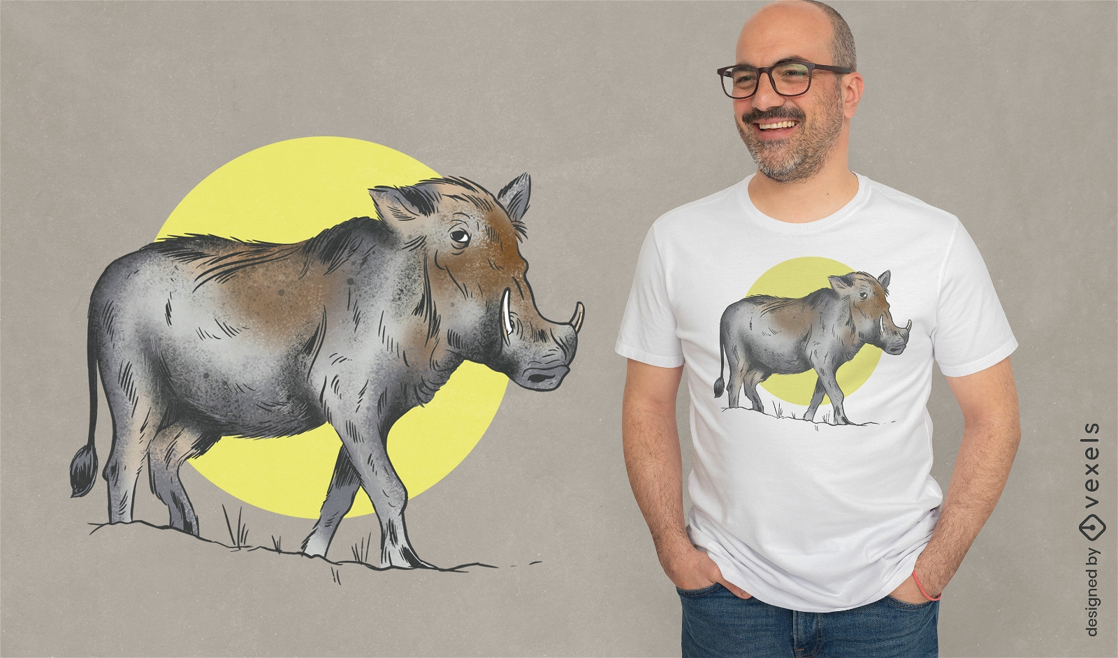 Warthog t-shirt design