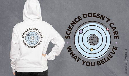 Astronomy science solar system t-shirt design