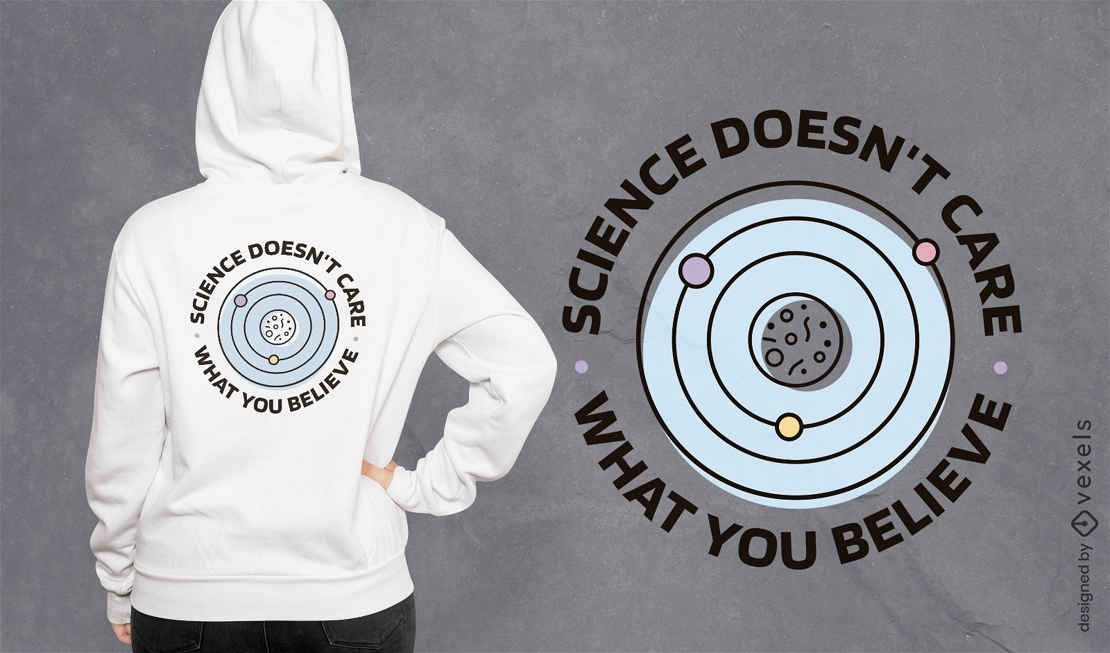 Dise?o de camiseta del sistema solar de ciencia astron?mica.