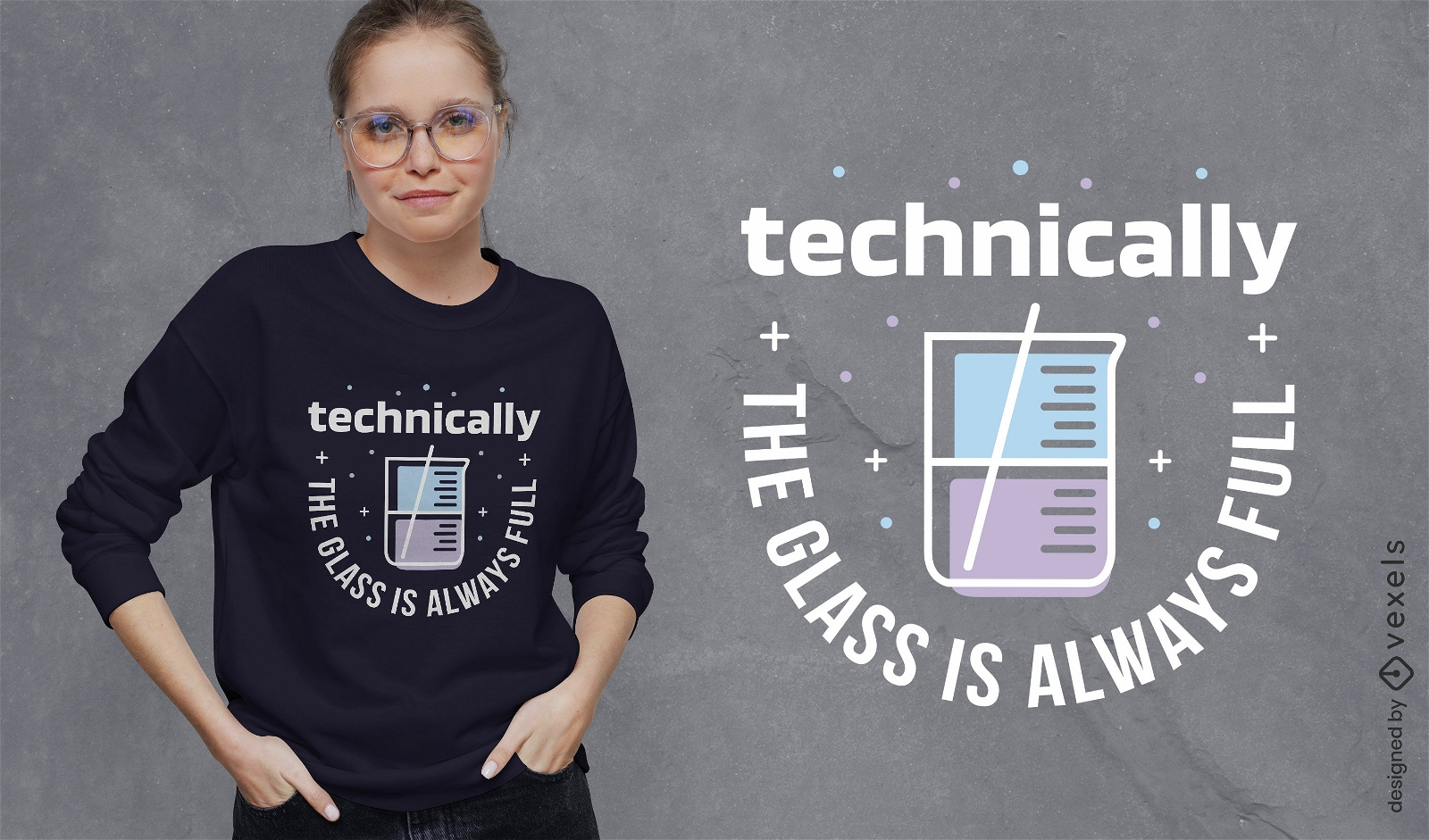 Chemistry experiment science t-shirt design