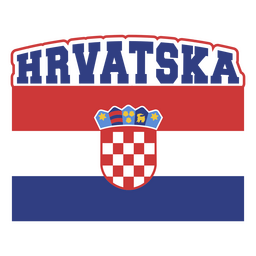 Croatia Soccer Team Sticker PNG & SVG Design For T-Shirts