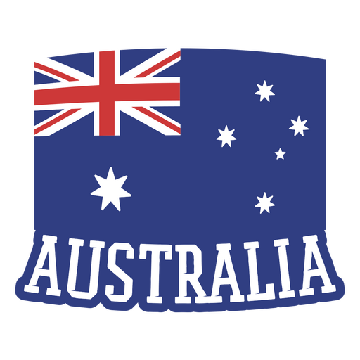Aufkleber der australischen Fußballmannschaft PNG-Design